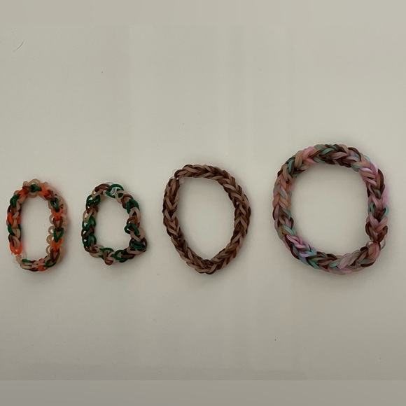 Handmade with love. Rainbow loom bracelets - Picture 1 of 1